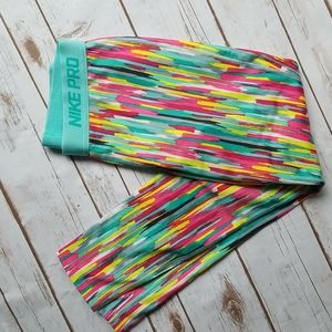 Nike Pro leggings. Girls size Large. EUC